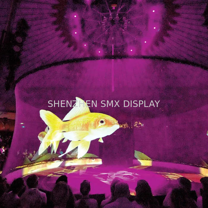 SMX Pepperscrim Holographic Mesh Screen for Stage Performances and Presentations